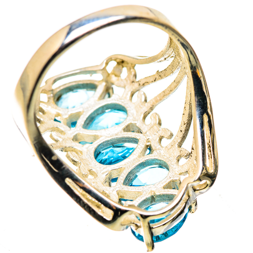Blue Topaz Ring Size 7.25 (925 Sterling Silver) RING134828