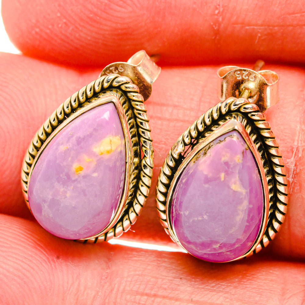 Phosphosiderite 925 Sterling Silver Earrings 5/8" Ana Co E431821