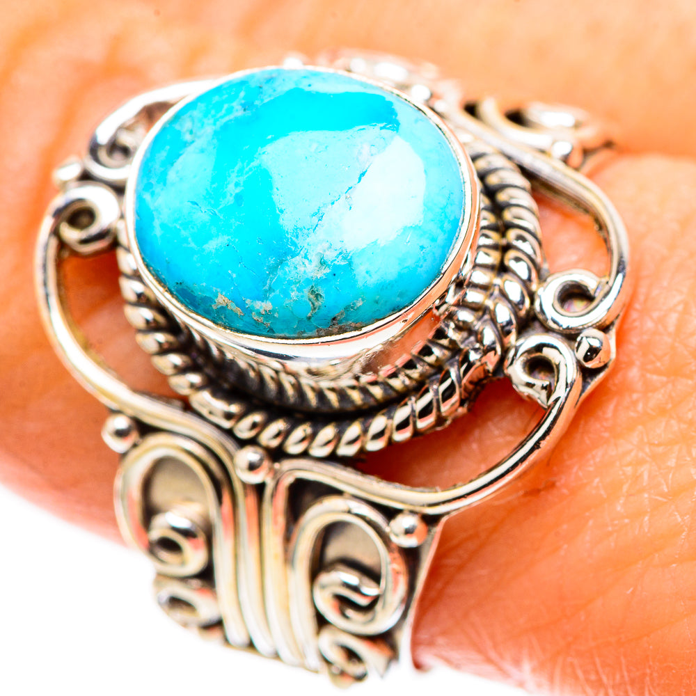 Chrysocolla 925 Sterling Silver Ring Size 9 (925 Sterling Silver) RING137619