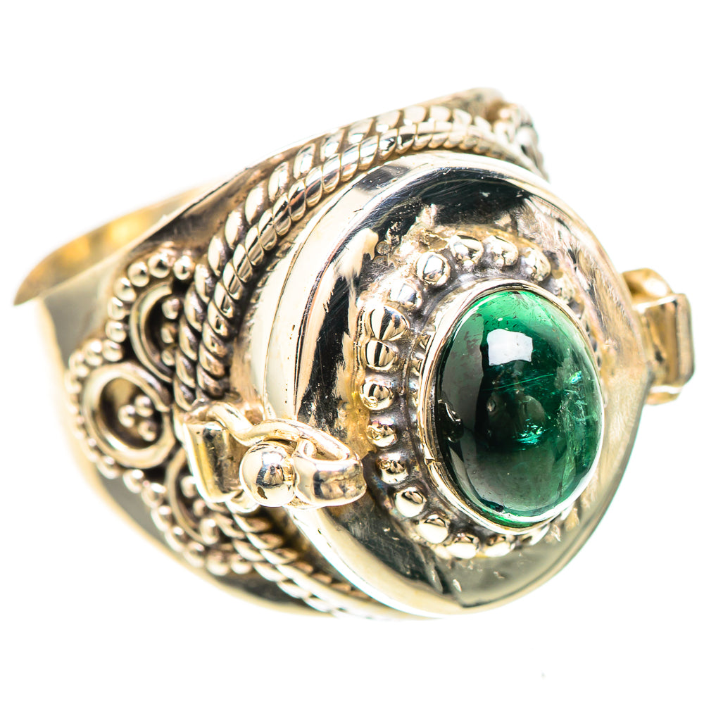 Poison Green Tourmaline 925 Sterling Silver Ring Size 8 (925 Sterling Silver) RING137308
