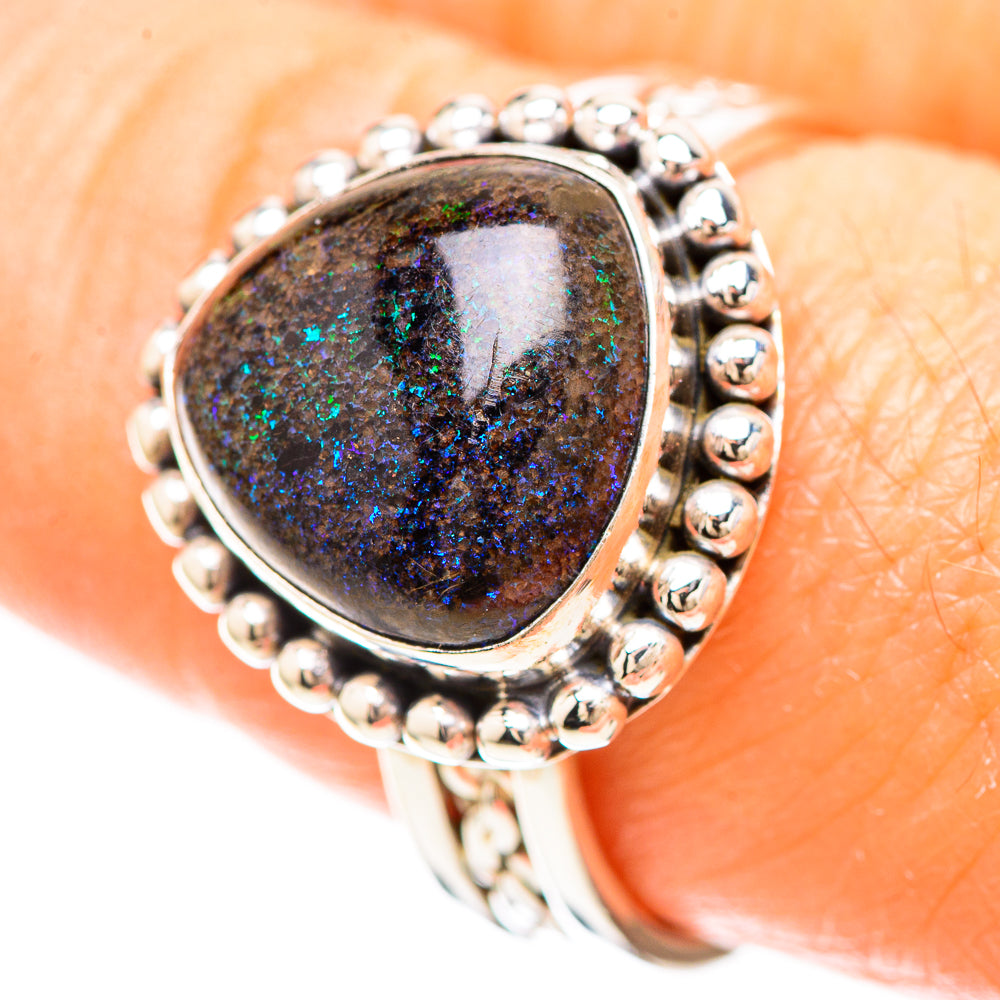 Andamooka Opal Ring Size 9 (925 Sterling Silver) RING137078