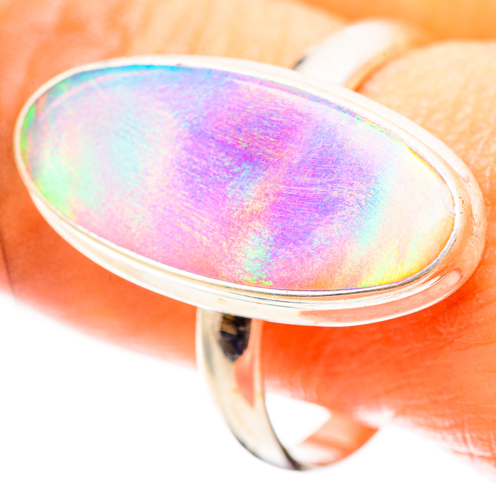 Aura Opal 925 Sterling Silver Ring Size 11.75 Ana Co R136294