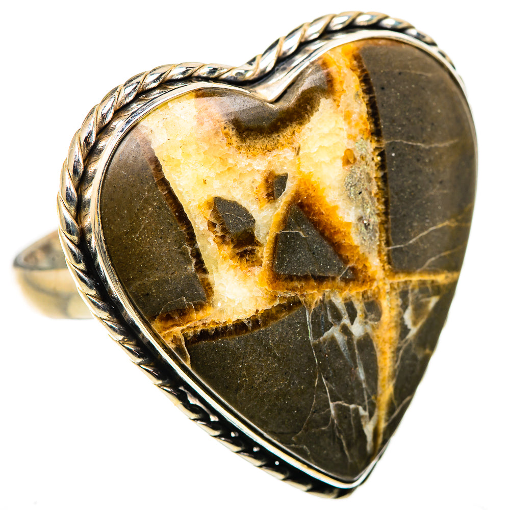 Septarian Nodule Ring Size 12.75 (925 Sterling Silver) RING134952