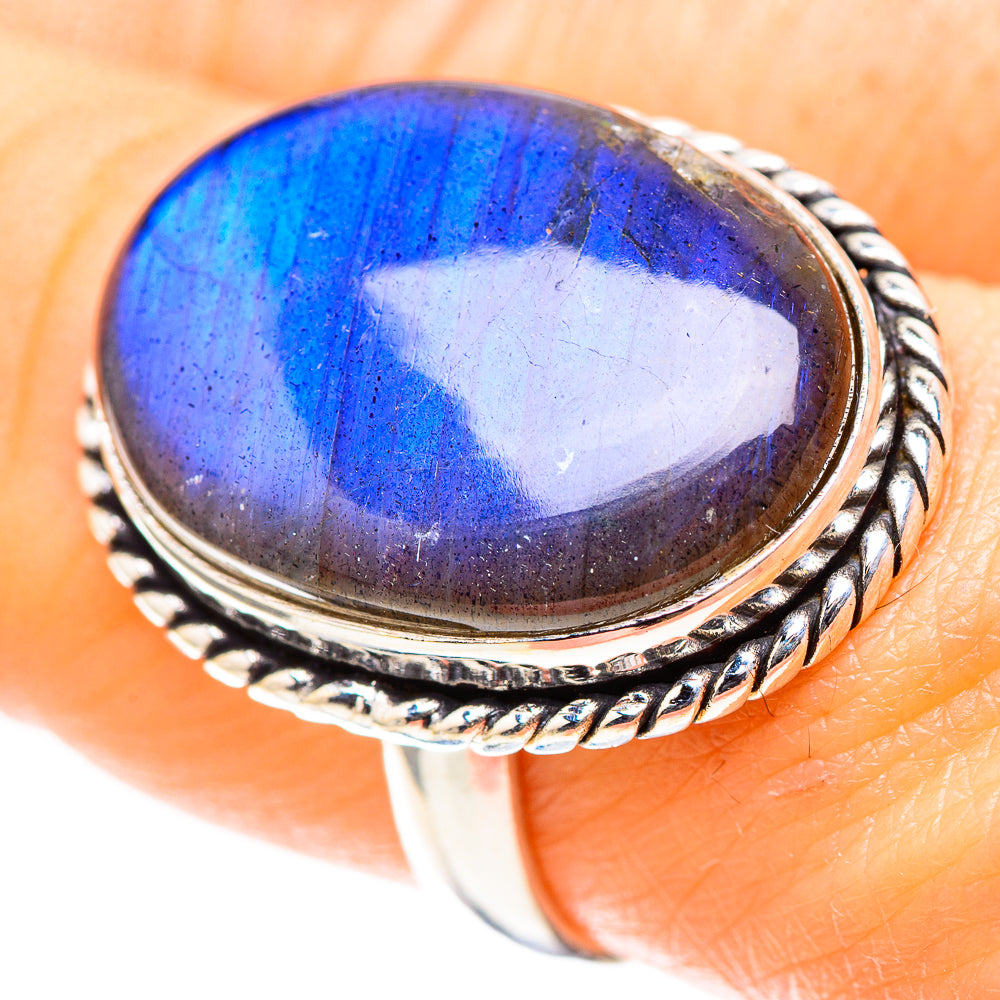Labradorite 925 Sterling Silver Ring Size 7.5 (925 Sterling Silver) RING137412