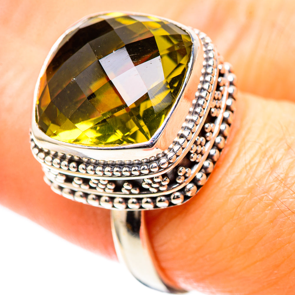 Lemon Quartz Ring Size 8.25 (925 Sterling Silver) RING136640