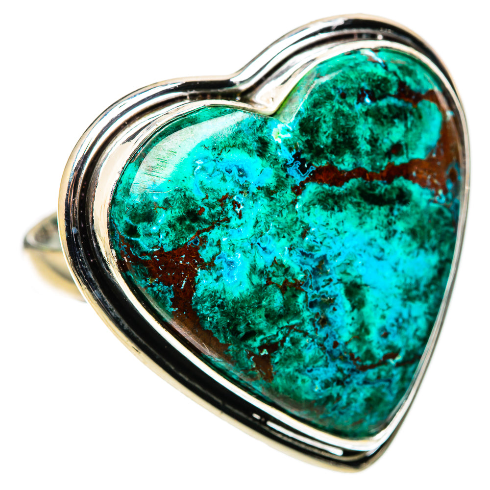 Large Chrysocolla Ring Size 10.75 (925 Sterling Silver) RING136161