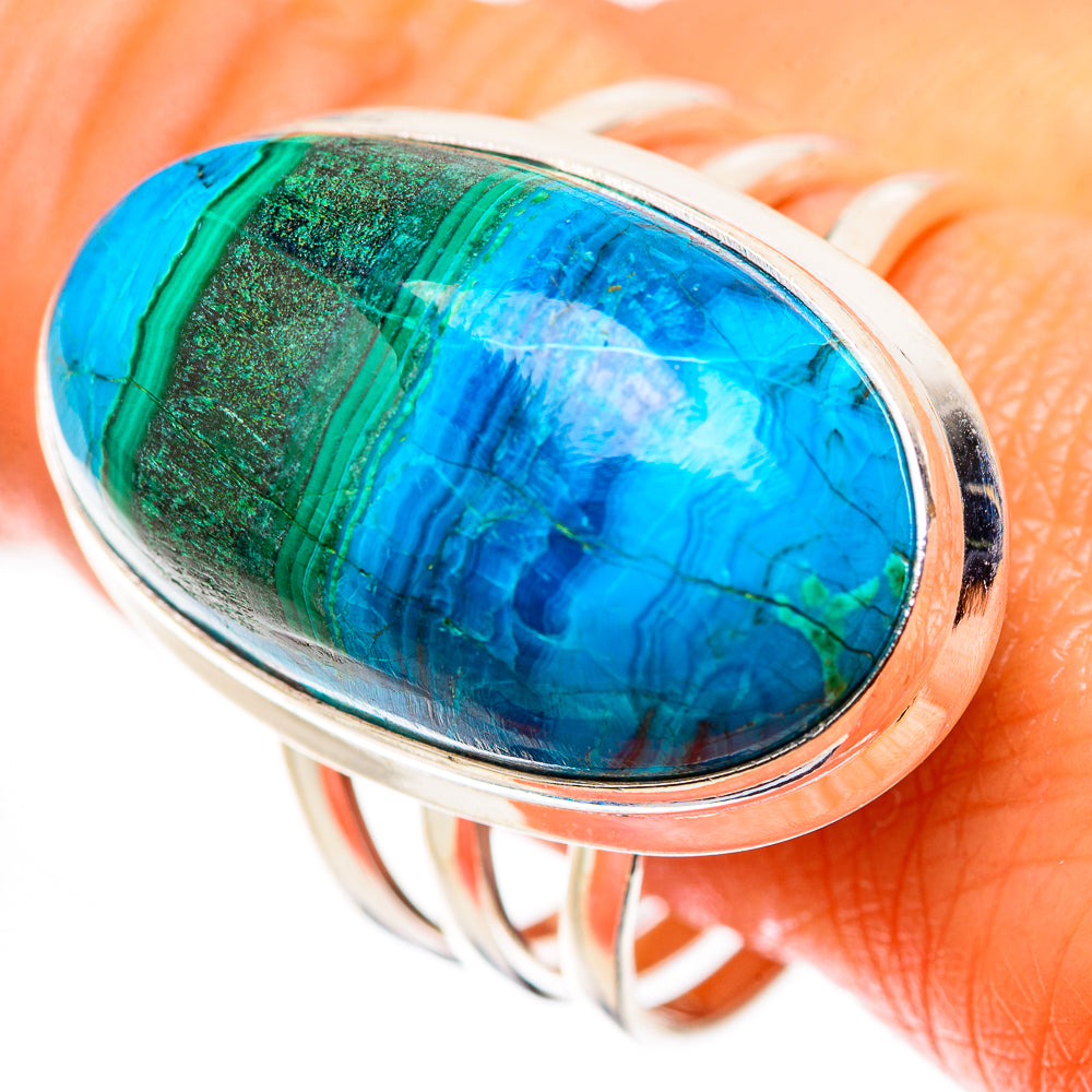 Malachite In Chrysocolla Ring Size 11.75 (925 Sterling Silver) RING134932