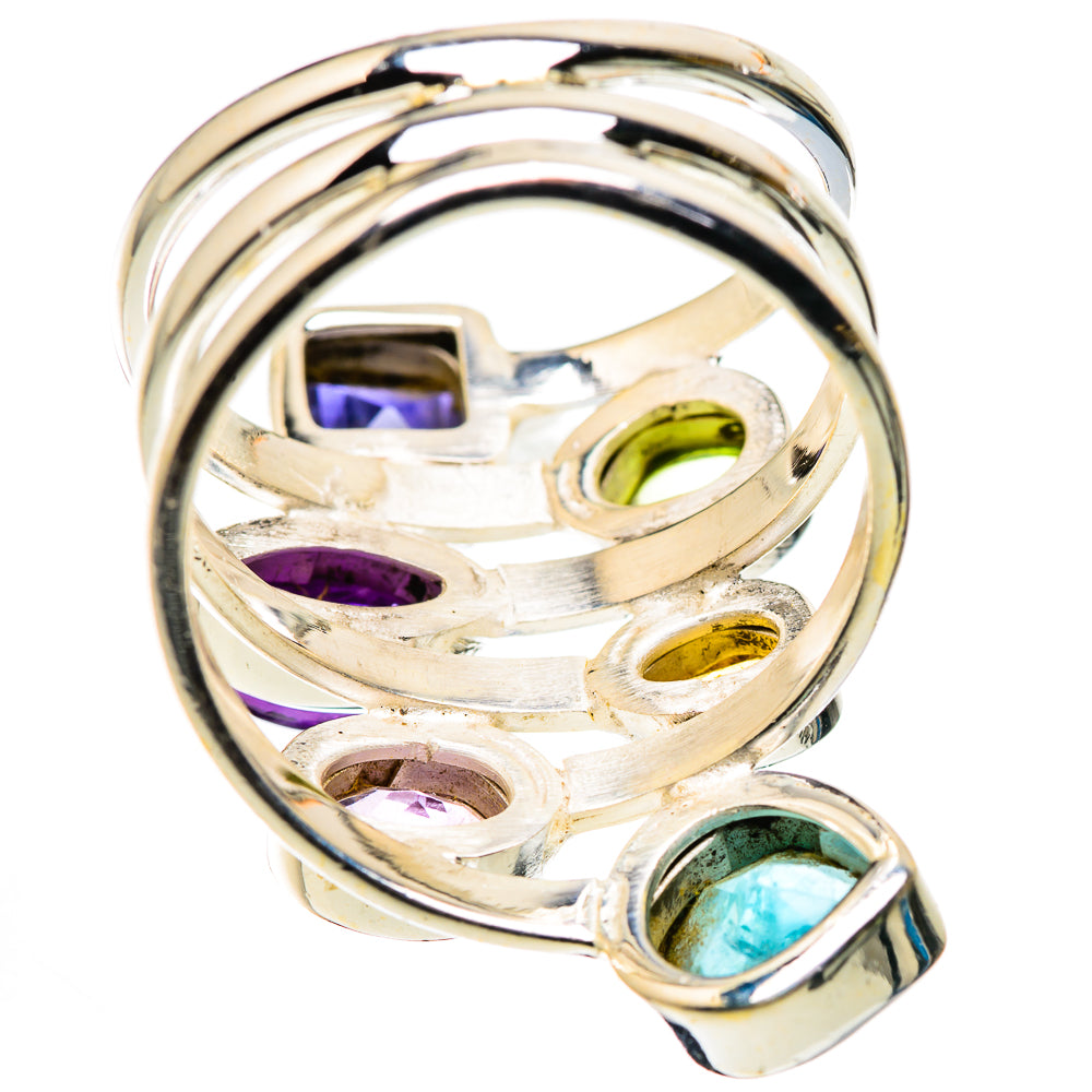 Large Apatite, Tanzanite, Amethyst, Peridot, Citrine Ring Size 8.75 (925 Sterling Silver) RING136131
