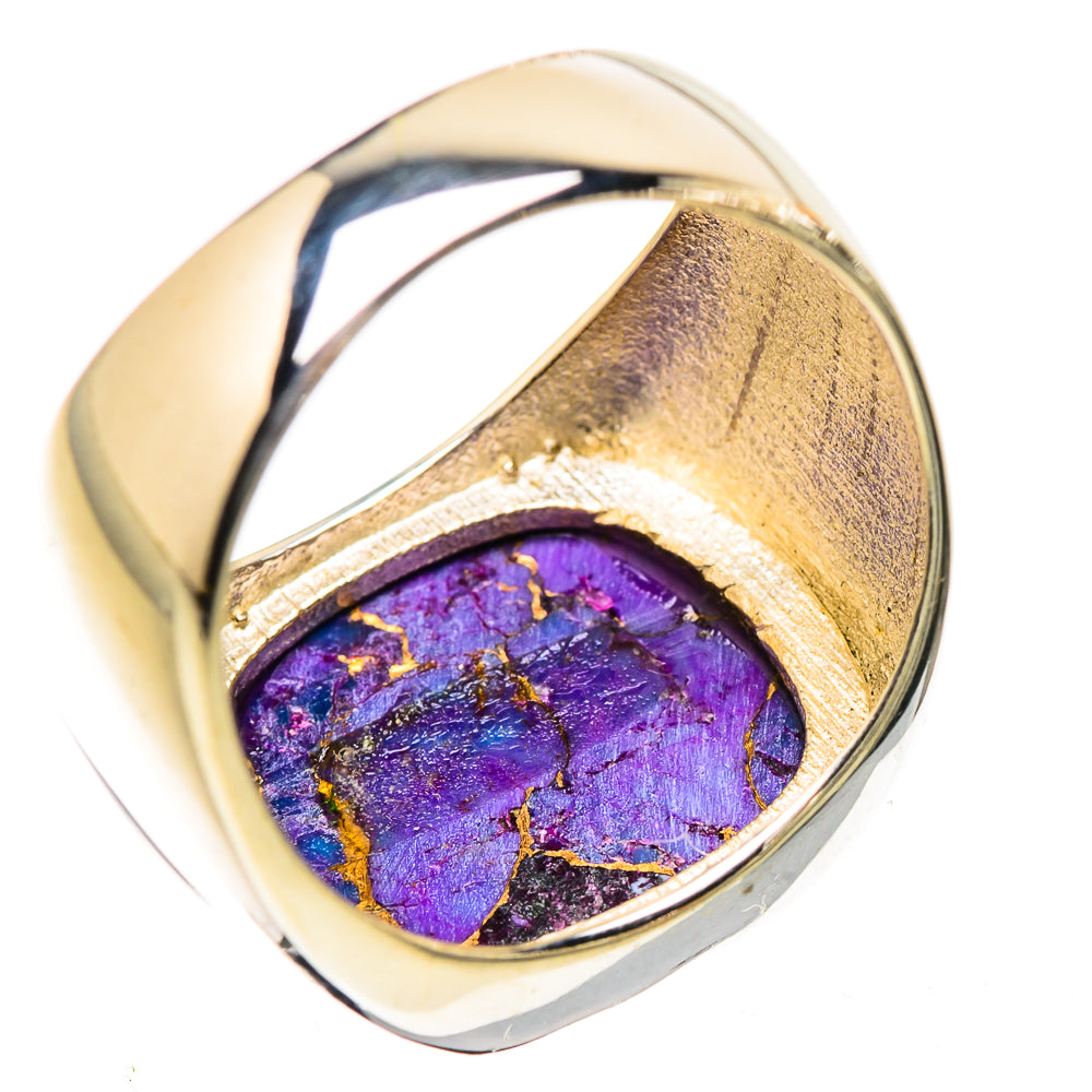 Purple Copper Composite Turquoise Ring Size 7 (925 Sterling Silver) RING135409