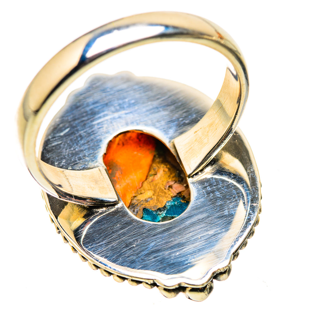 Spiny Oyster Turquoise Ring Size 8 (925 Sterling Silver) RING134857