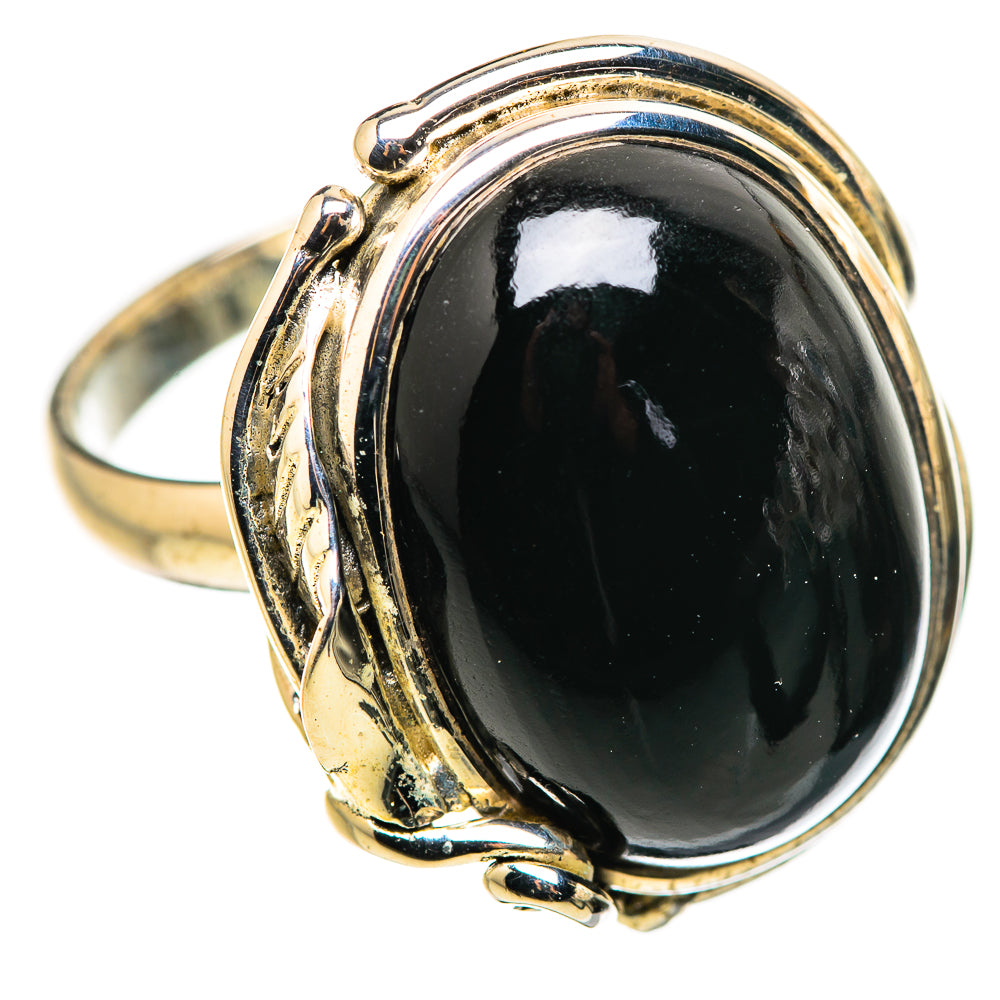 Black Onyx Ring Size 7.25 (925 Sterling Silver) RING134797