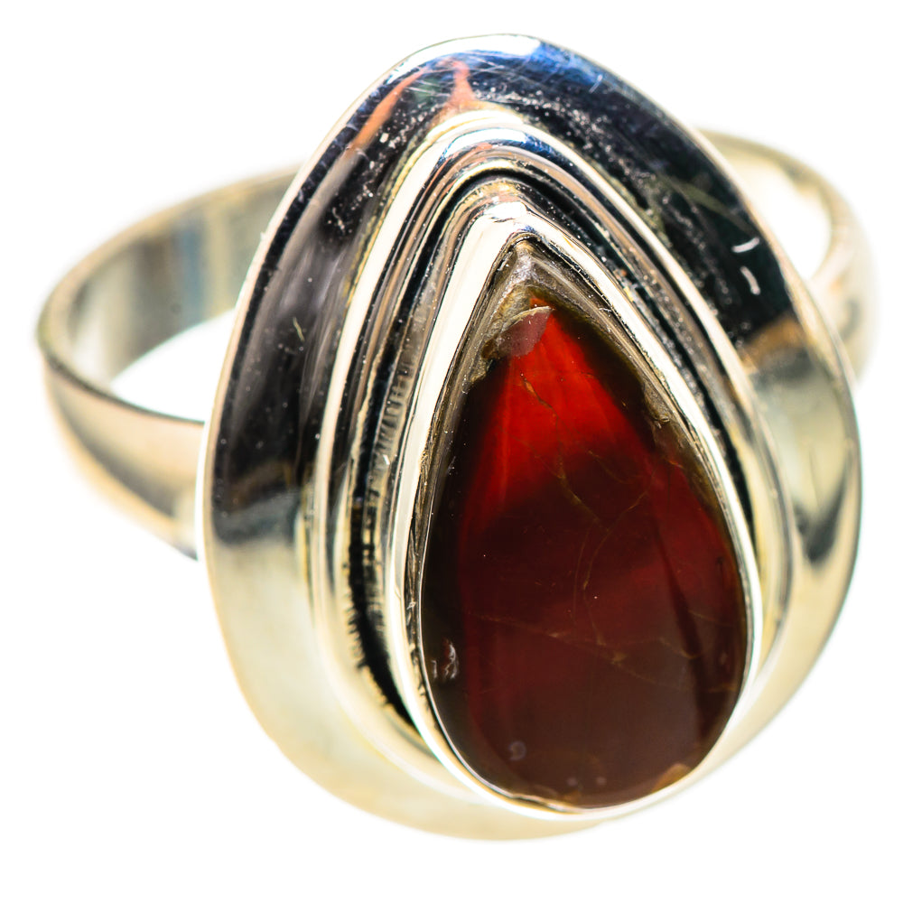 Ammolite Ring Size 8 (925 Sterling Silver) RING136238
