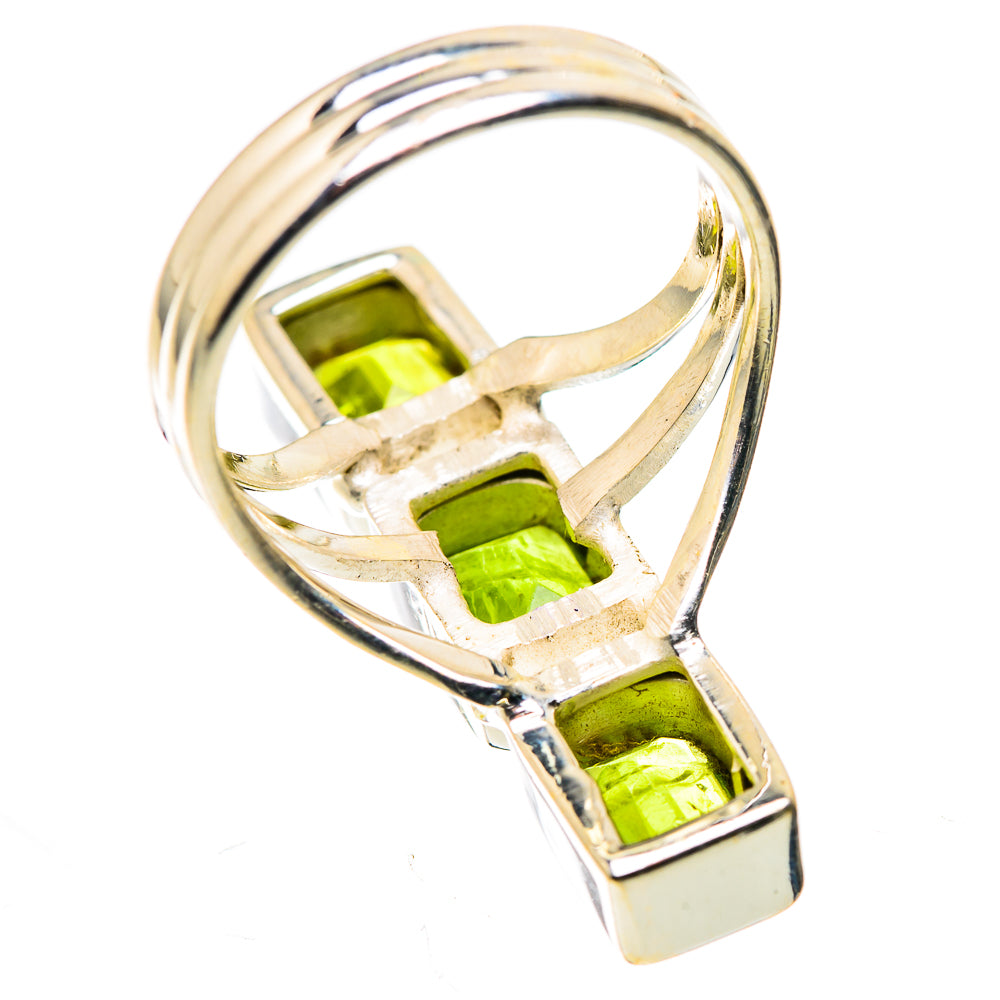 Large Peridot Ring Size 7.25 (925 Sterling Silver) RING136079