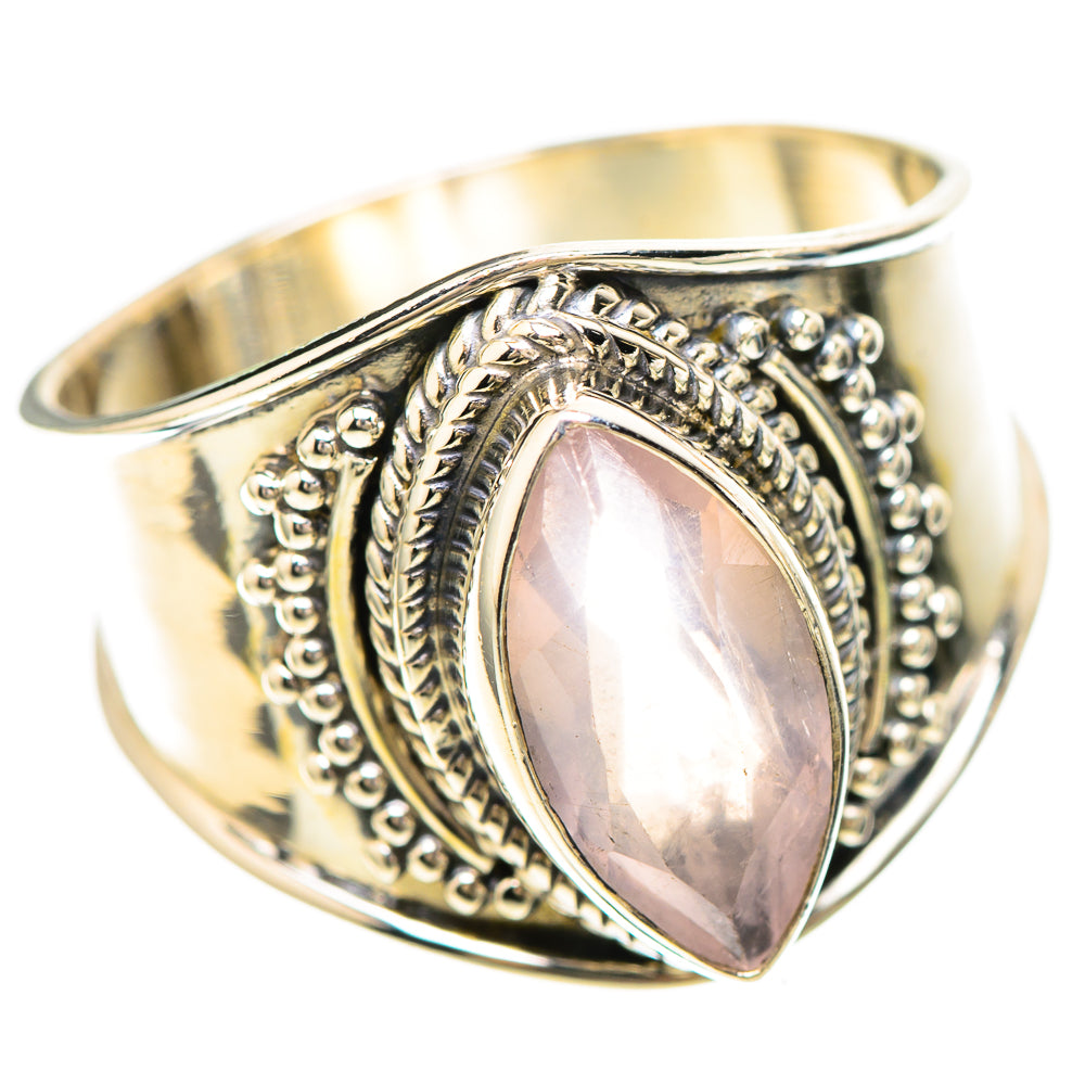 Rose Quartz Ring Size 10.5 (925 Sterling Silver) RING137066