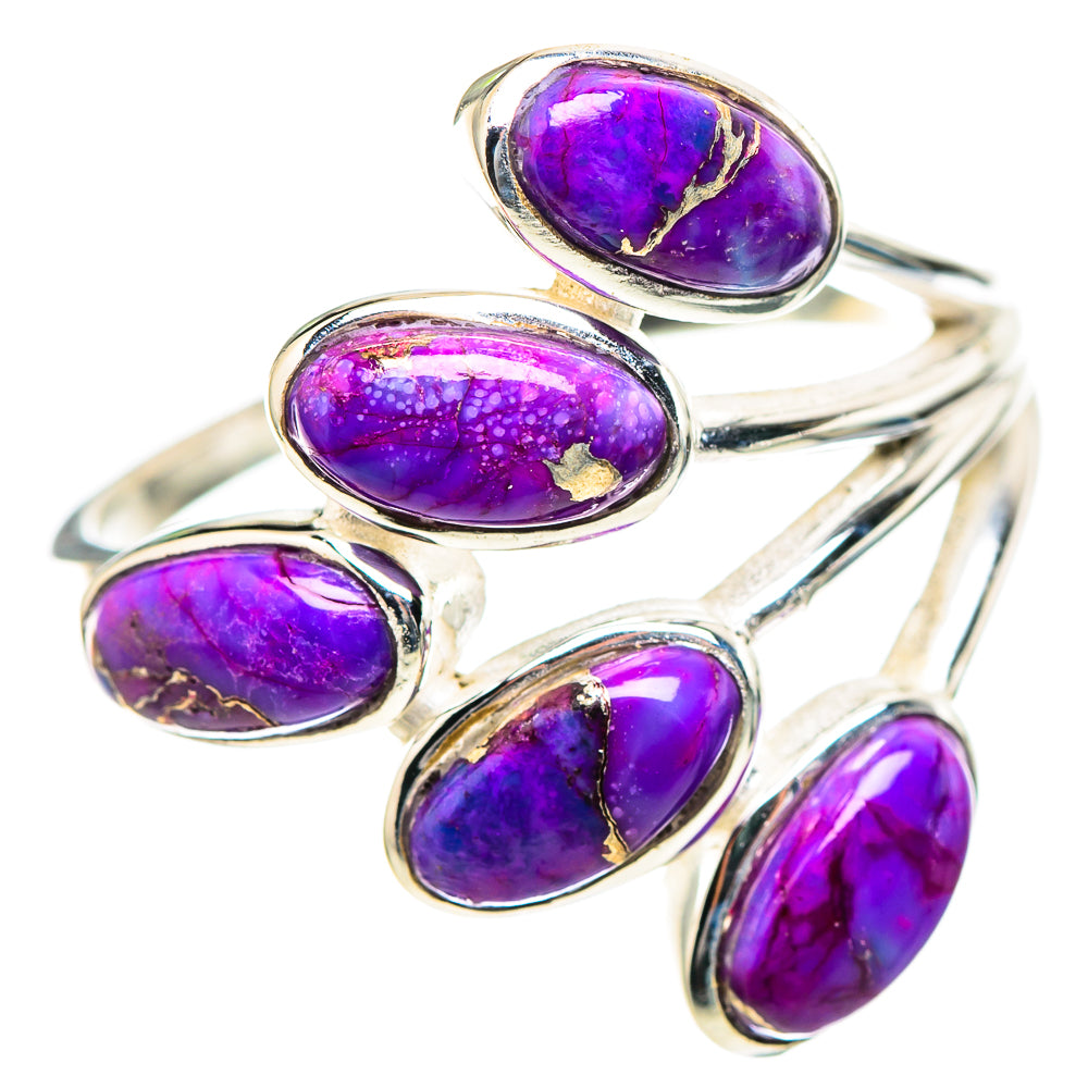 Purple Copper Composite Turquoise Ring Size 9.75 (925 Sterling Silver) RING136574