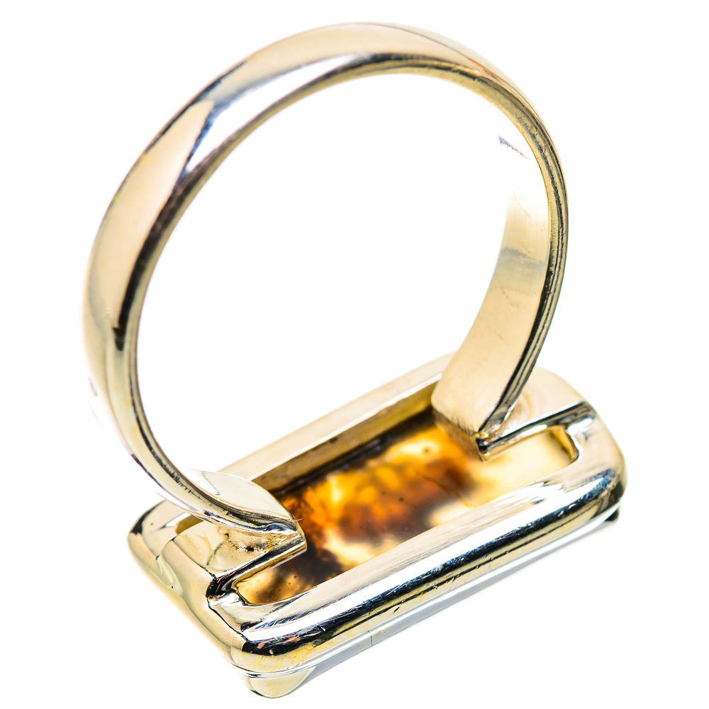 Scenic Dendritic Agate Ring Size 8 (925 Sterling Silver) RING134810