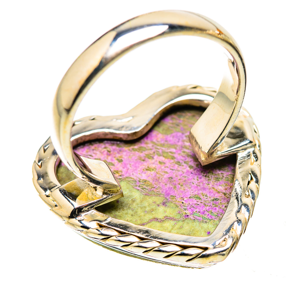 Anasilvercos Large Stichtite Ring Size 7 (925 Sterling Silver)