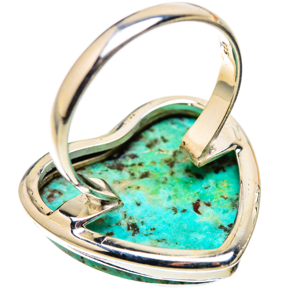 Large African Turquoise Jasper Ring Size 12 (925 Sterling Silver) RING135757