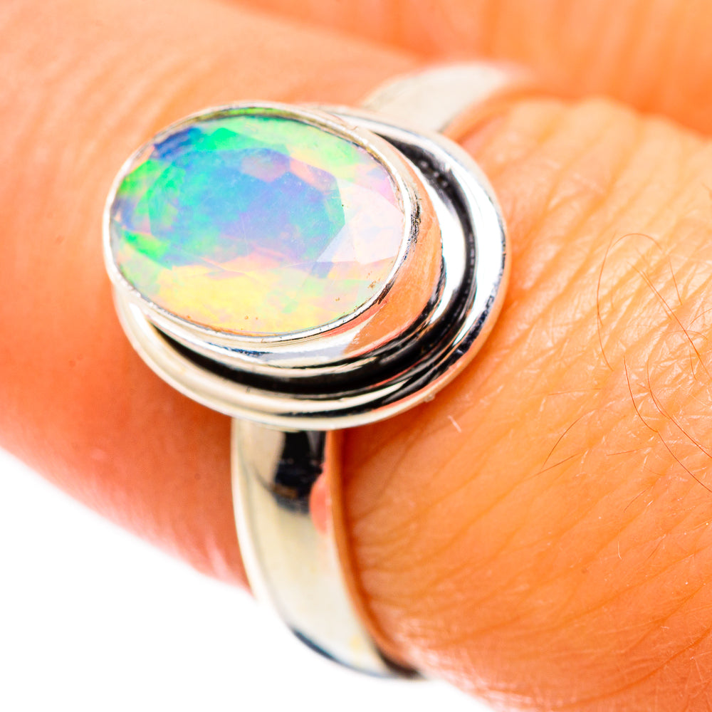 Ethiopian Opal Ring Size 7.5 (925 Sterling Silver) RING135474