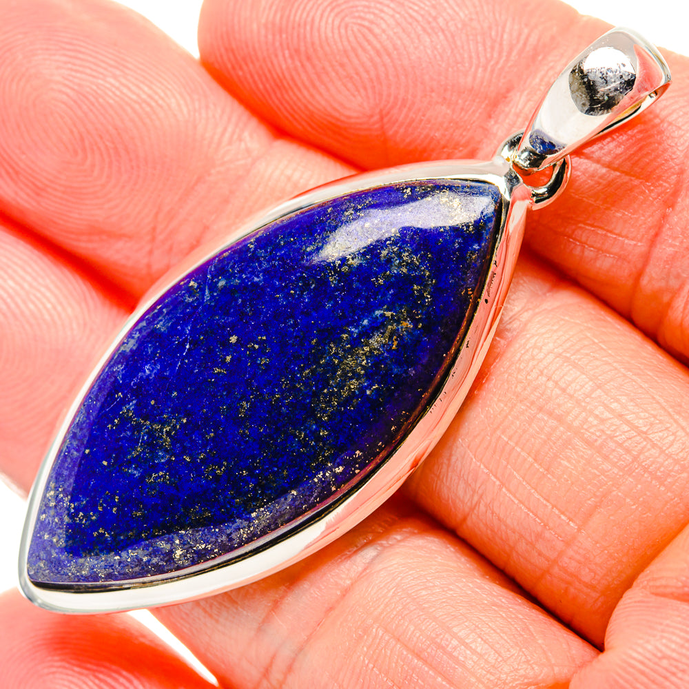 Lapis Lazuli Pendant 2 1/4" (925 Sterling Silver) PD36344