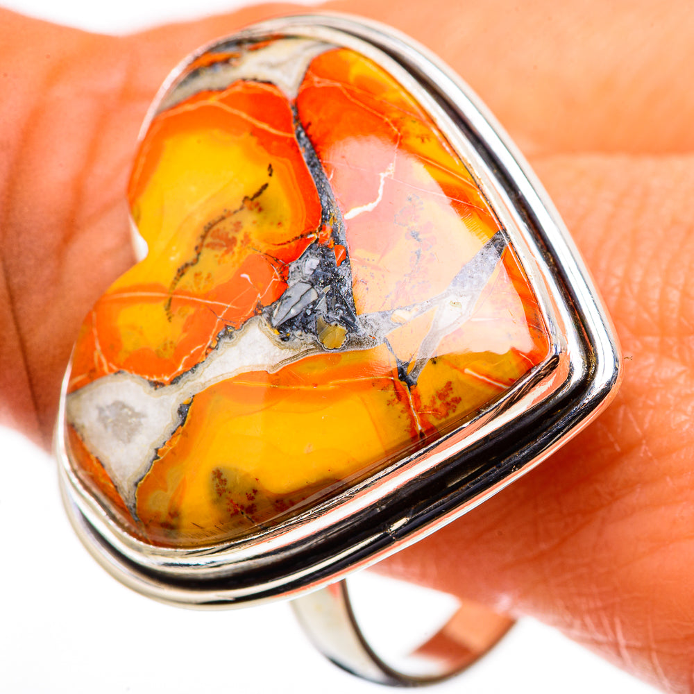 Large Maligano Jasper Ring Size 12 (925 Sterling Silver) RING134752