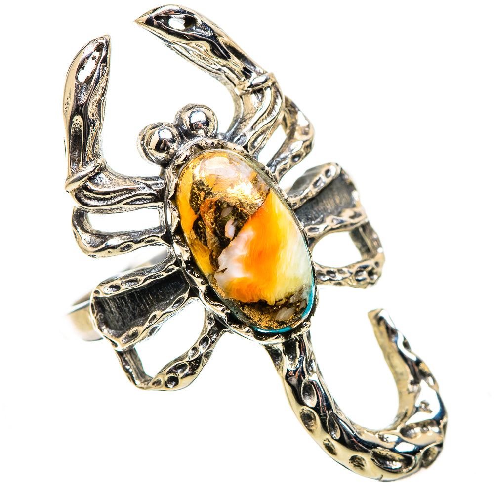 Spiny Oyster Turquoise Ring Size 8.25 (925 Sterling Silver) RING135441