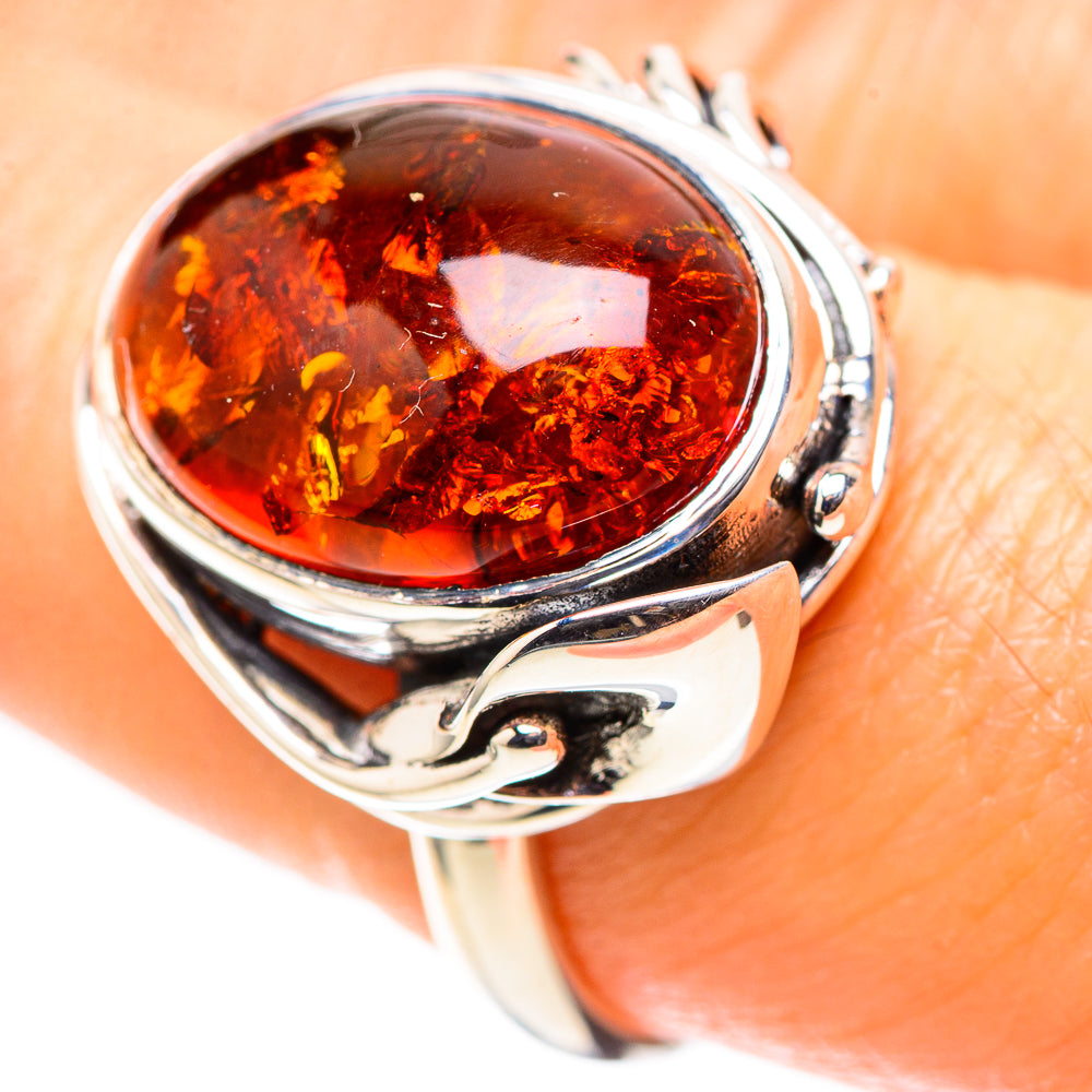 Baltic Amber 925 Sterling Silver Ring Size 8 (925 Sterling Silver) RING137420