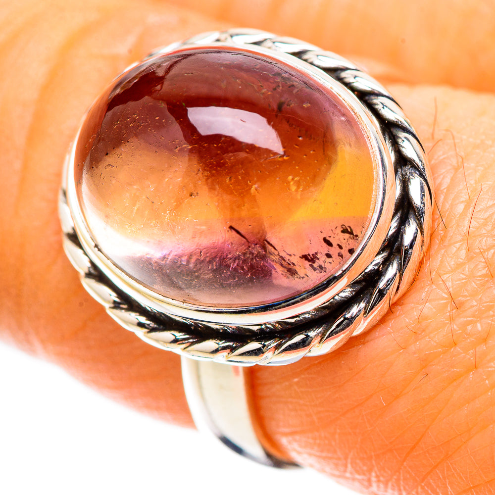 Anasilvercos Ametrine Ring Size 7.25 (925 Sterling Silver)
