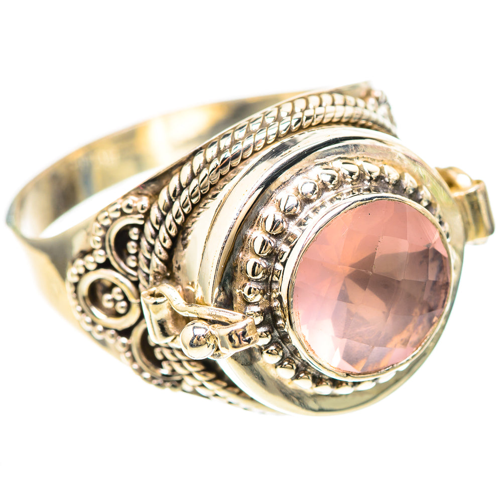 Poison Rose Quartz 925 Sterling Silver Ring Size 11.75 (925 Sterling Silver) RING137285