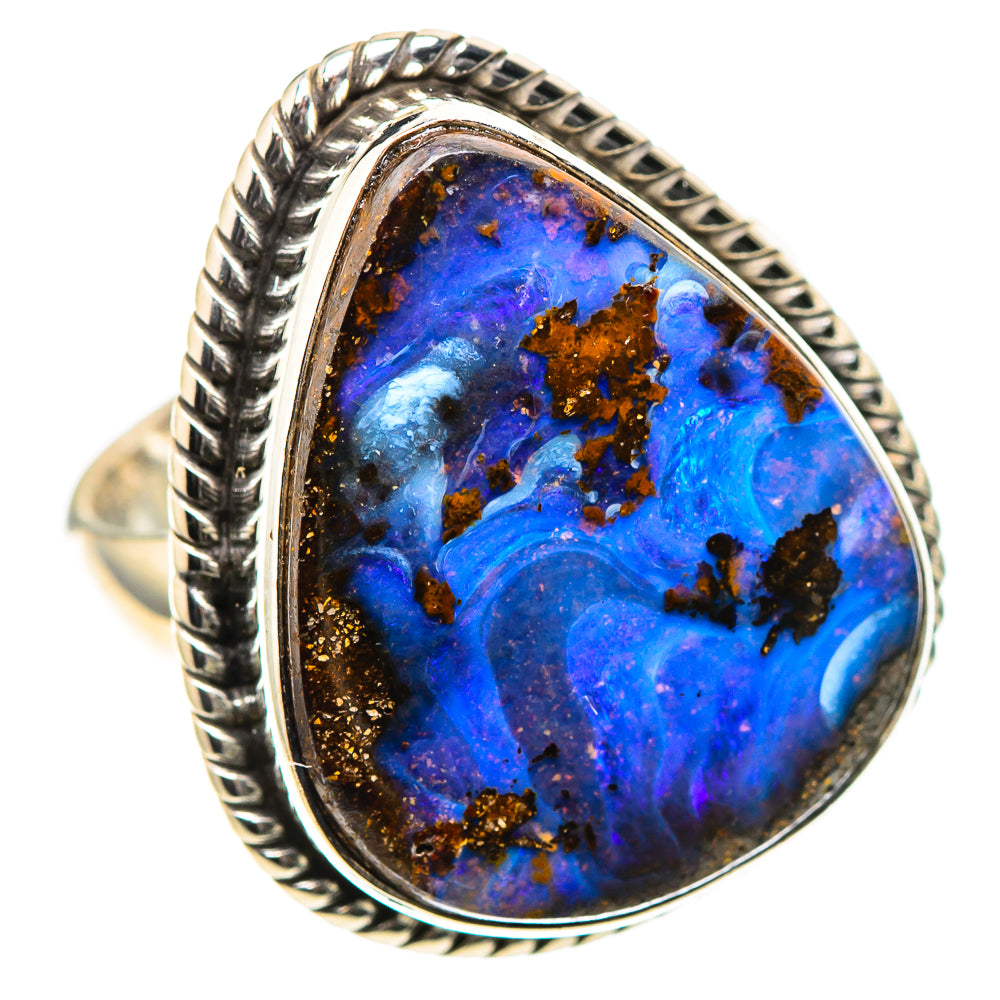 Boulder Opal 925 Sterling Silver Ring Size 6 (925 Sterling Silver) RING137403