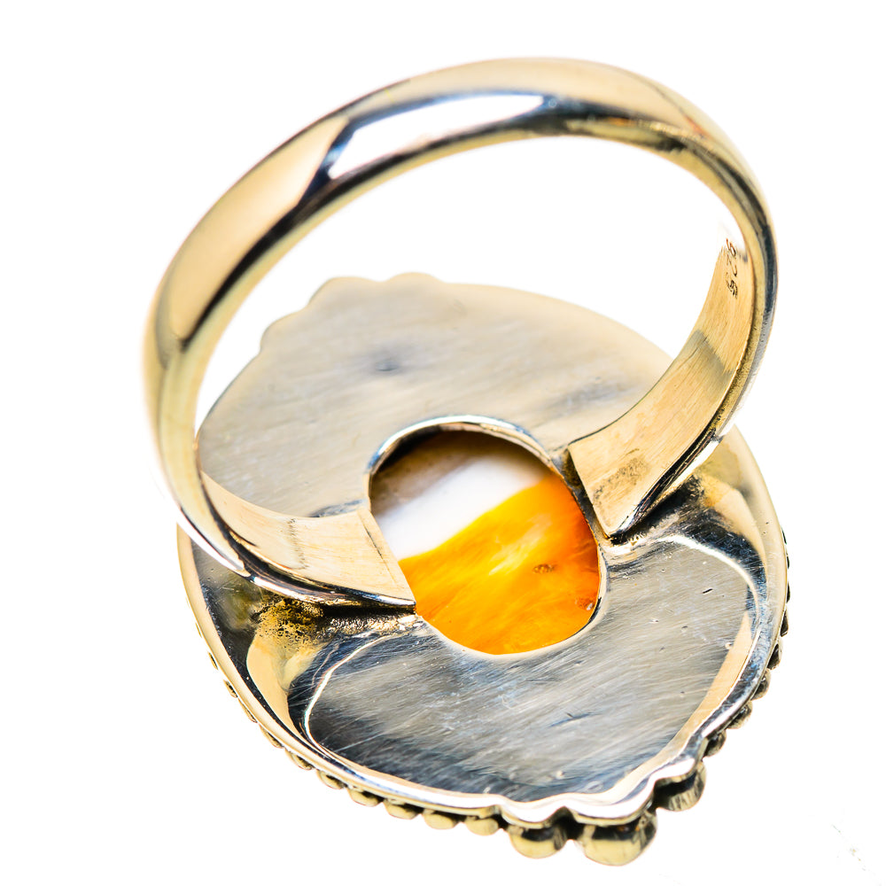 Spiny Oyster Turquoise Ring Size 8 (925 Sterling Silver) RING134822