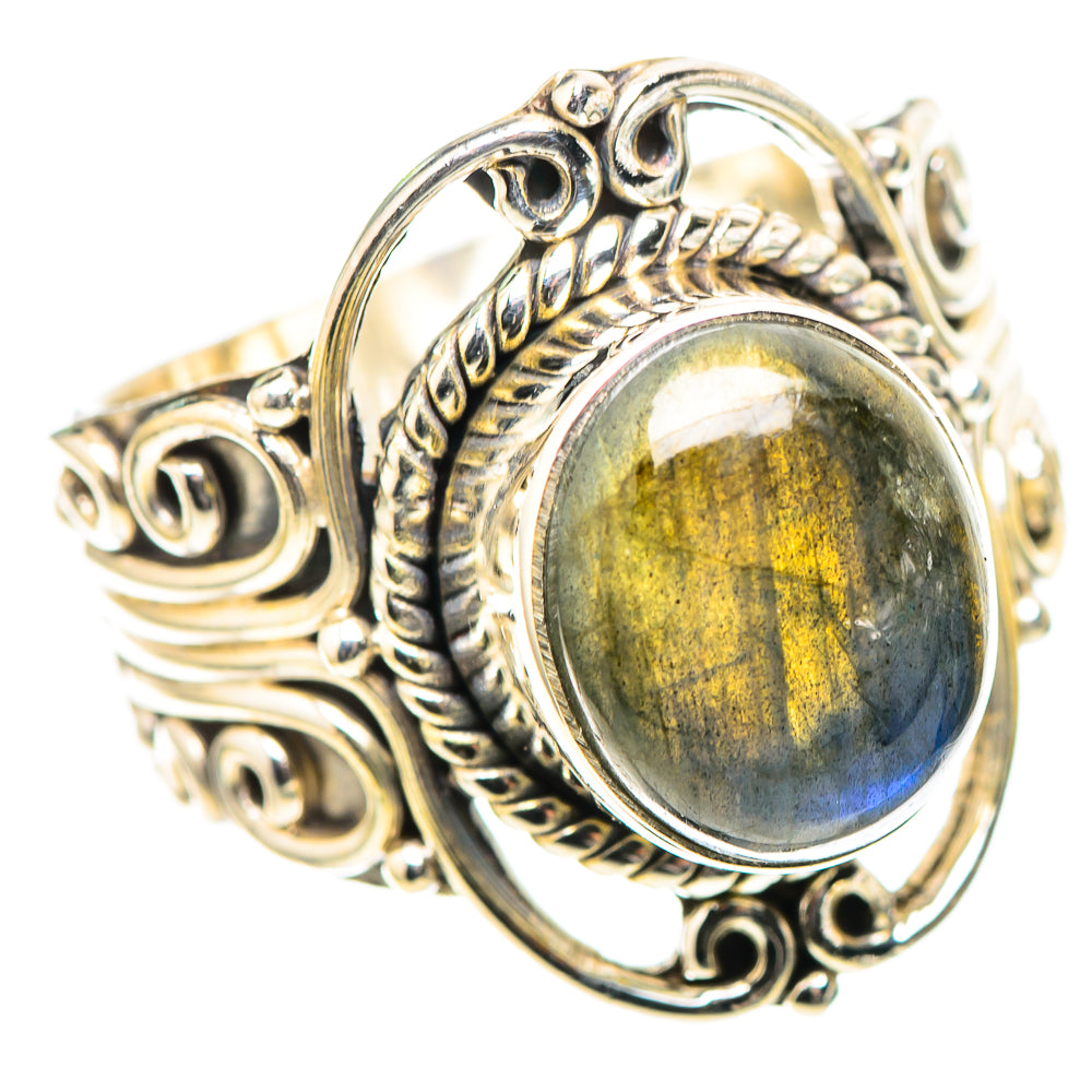 Labradorite 925 Sterling Silver Ring Size 8.2 (925 Sterling Silver) RING137481
