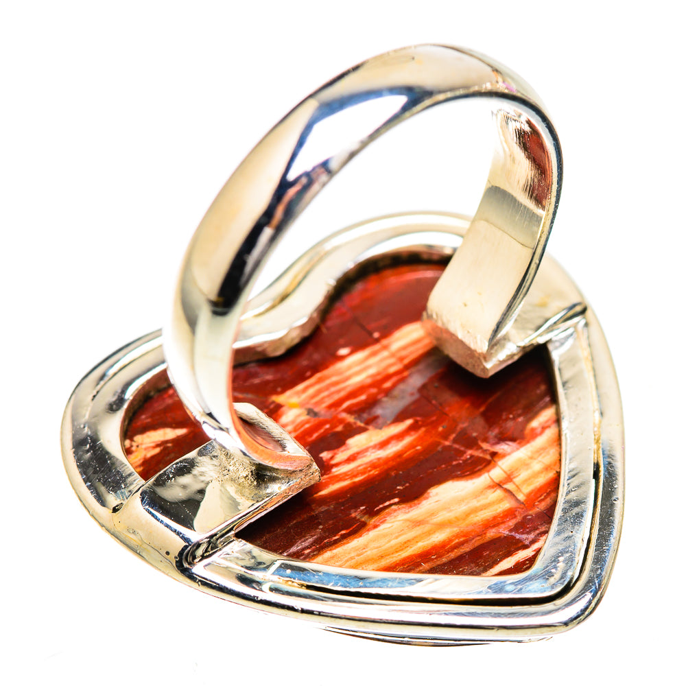 Large Red Jasper Ring Size 6.25 (925 Sterling Silver) RING135915