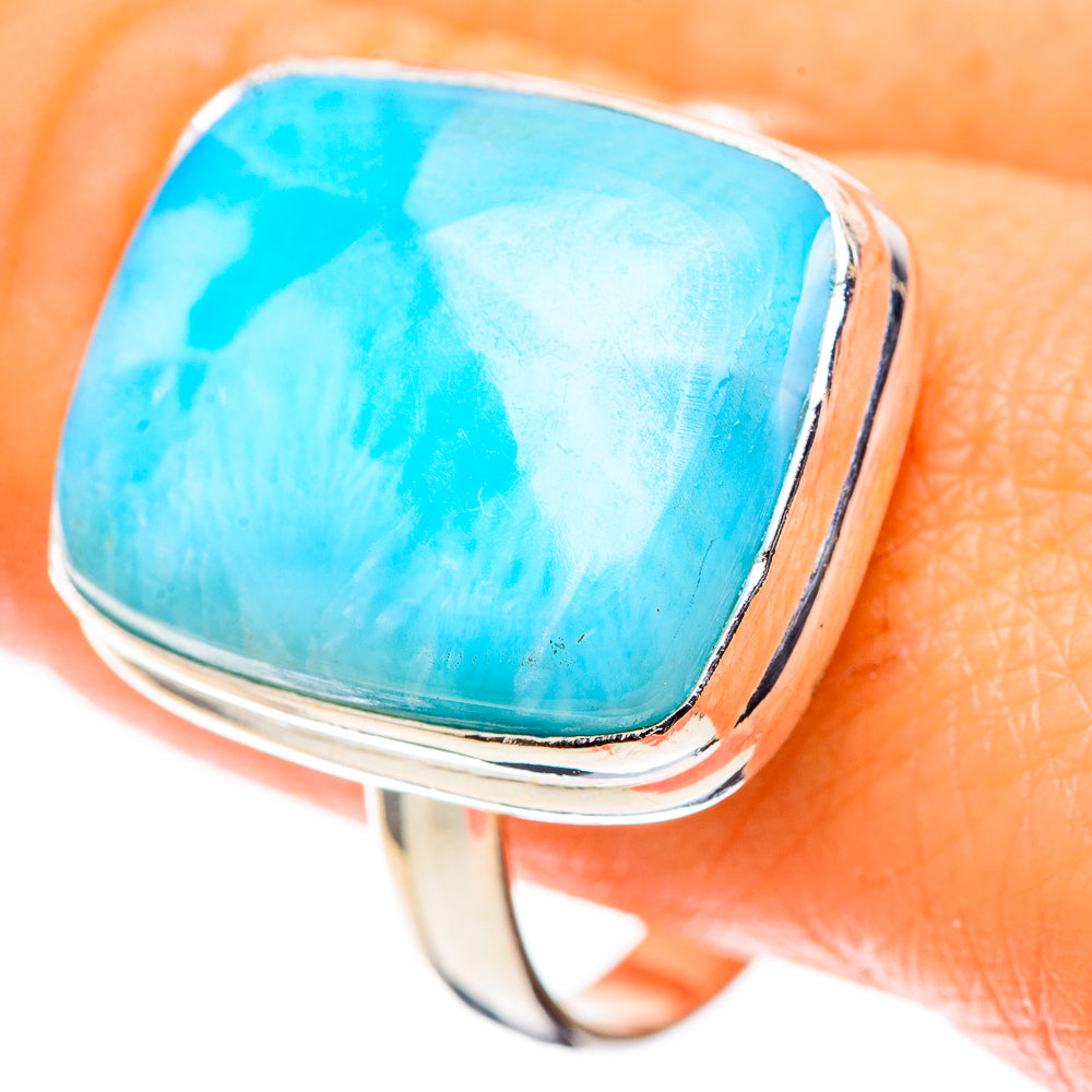 Larimar 925 Sterling Silver Ring Size 11.5 (925 Sterling Silver) RING137593