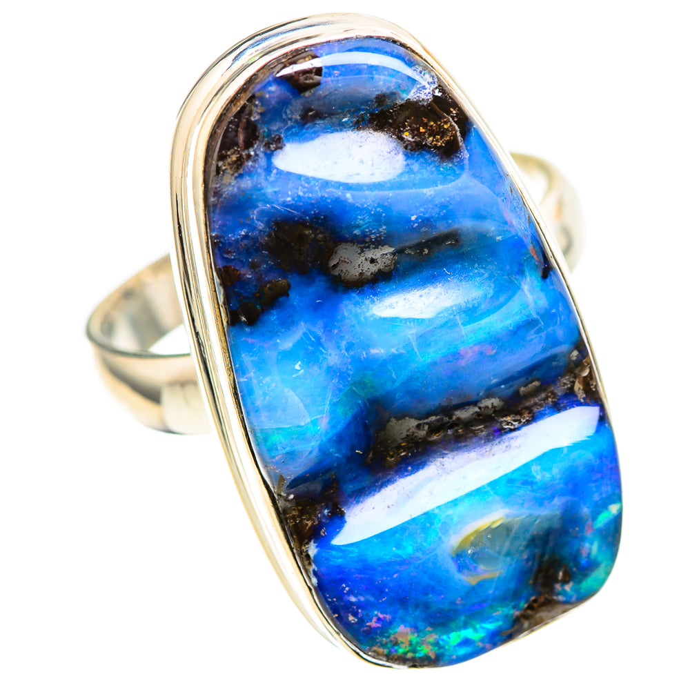Boulder Opal Ring Size 9 (925 Sterling Silver) RING136406