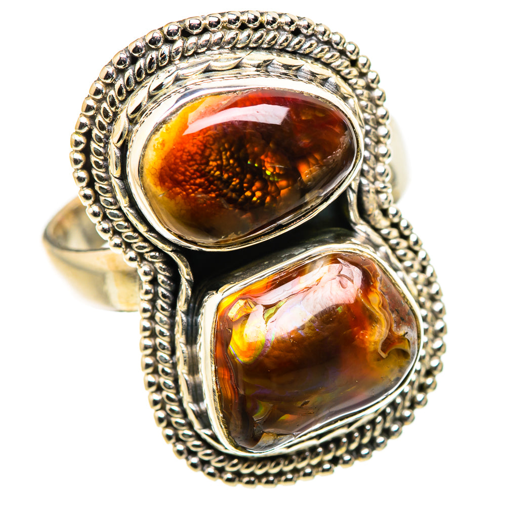 Mexican Fire Agate Ring Size 8 (925 Sterling Silver) RING134661
