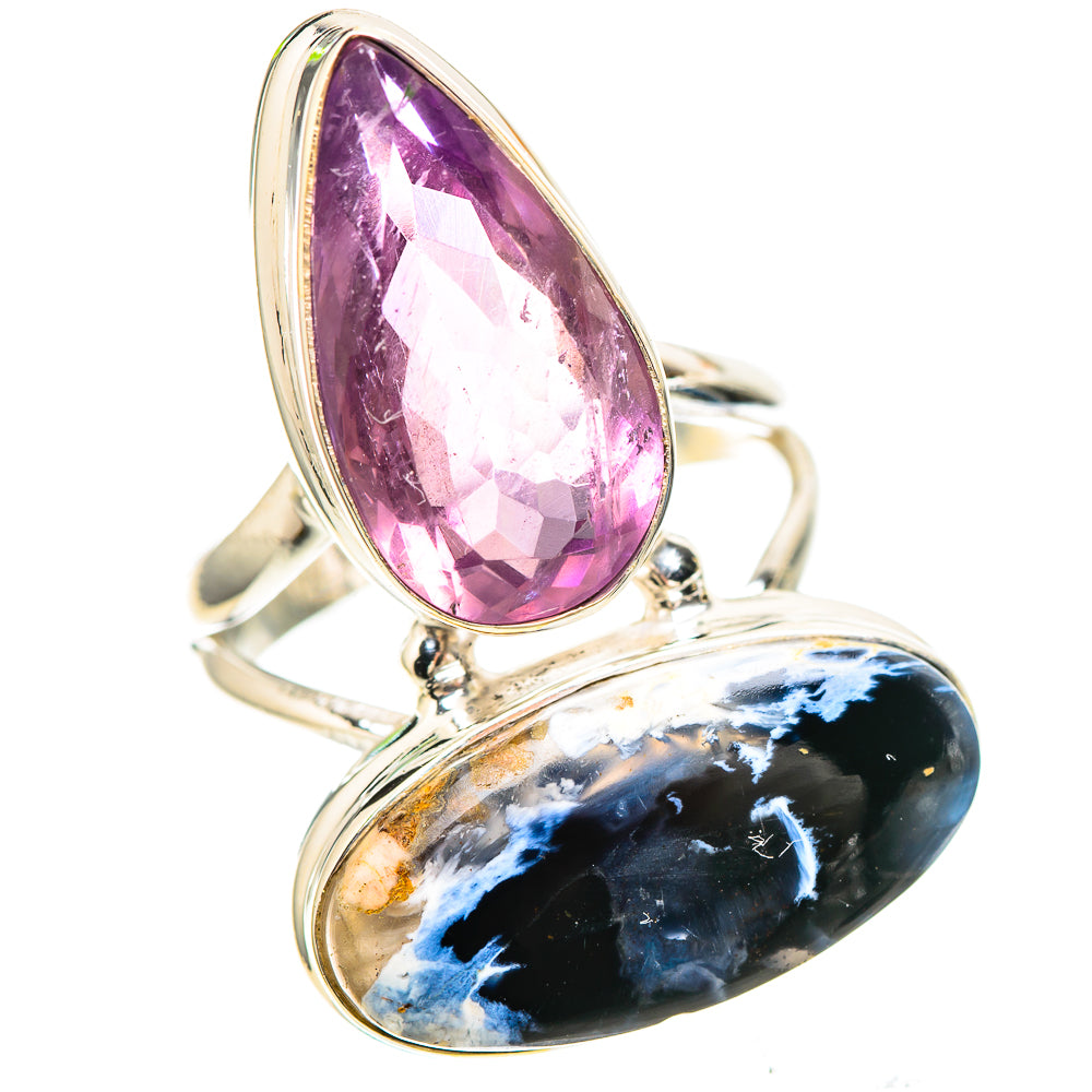 Large Pietersite, Amethyst 925 Sterling Silver Ring Size 7 (925 Sterling Silver) RING137360