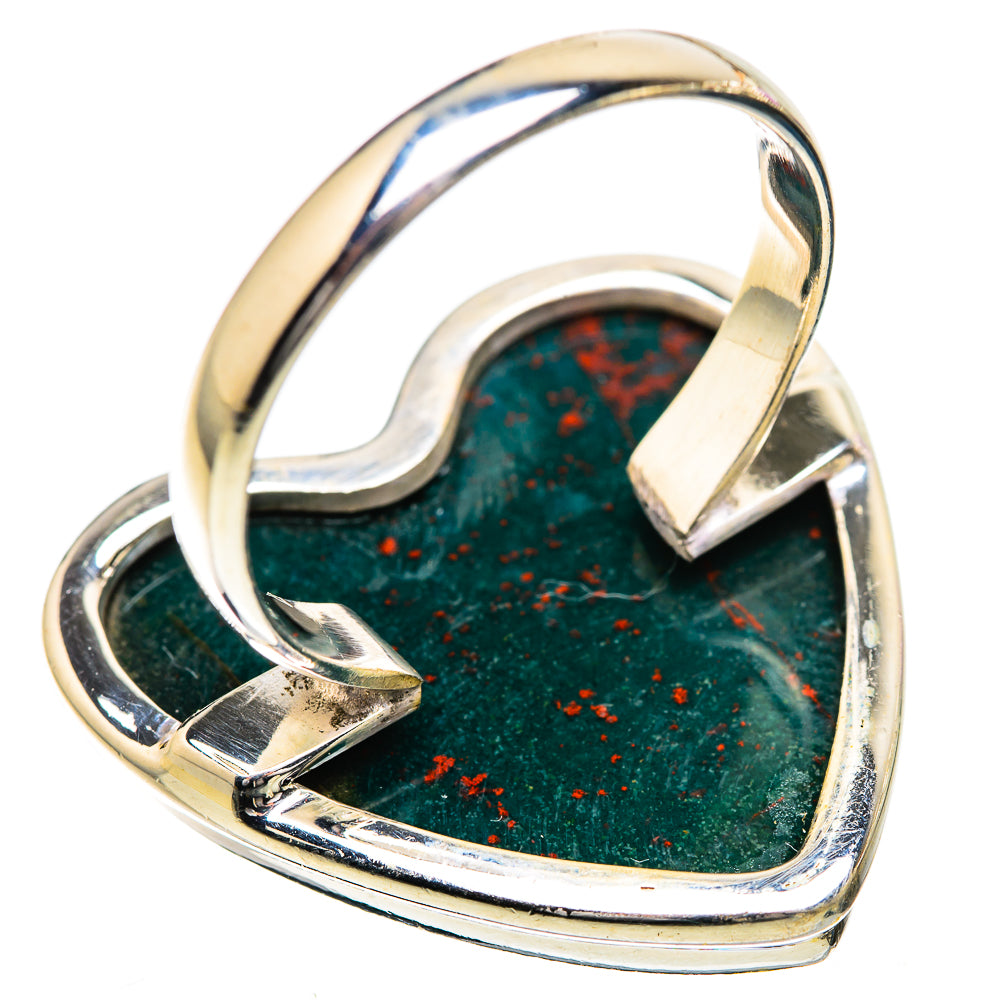 Large Bloodstone Ring Size 12 (925 Sterling Silver) RING135977