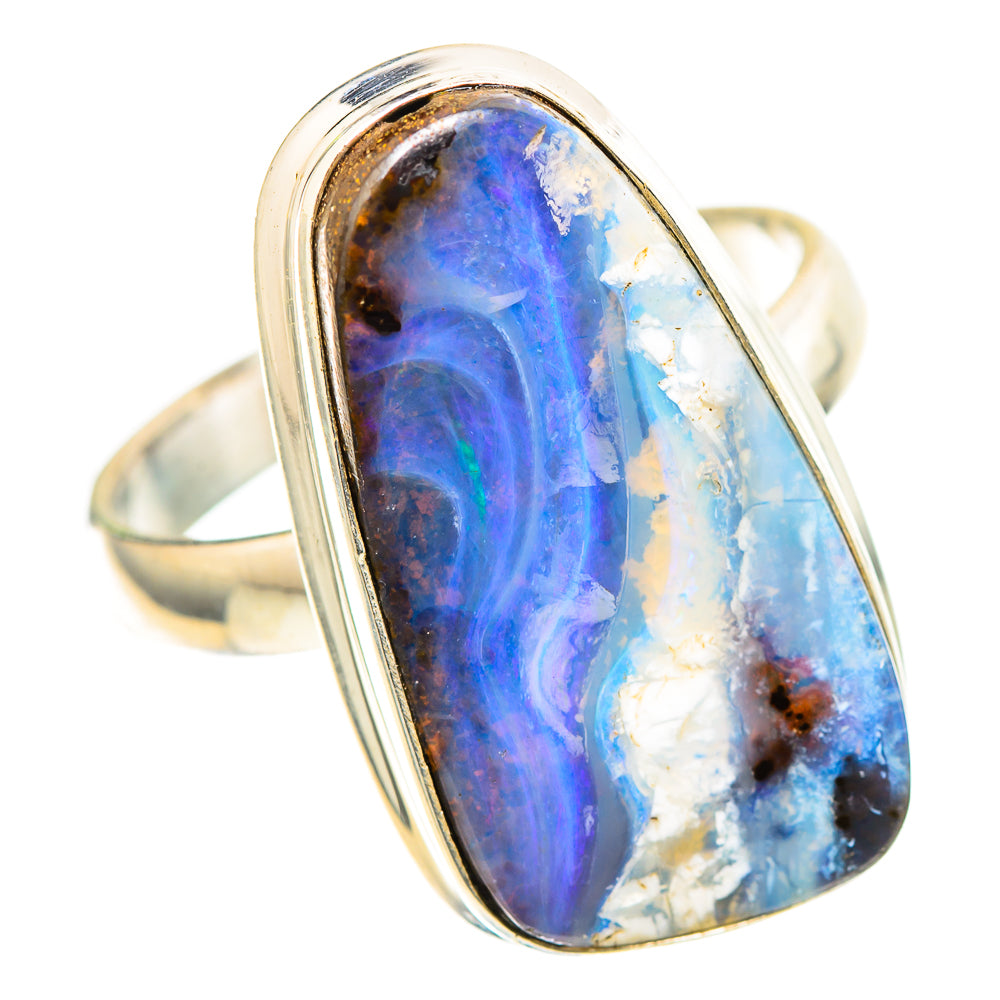 Boulder Opal Ring Size 10 (925 Sterling Silver) RING136699
