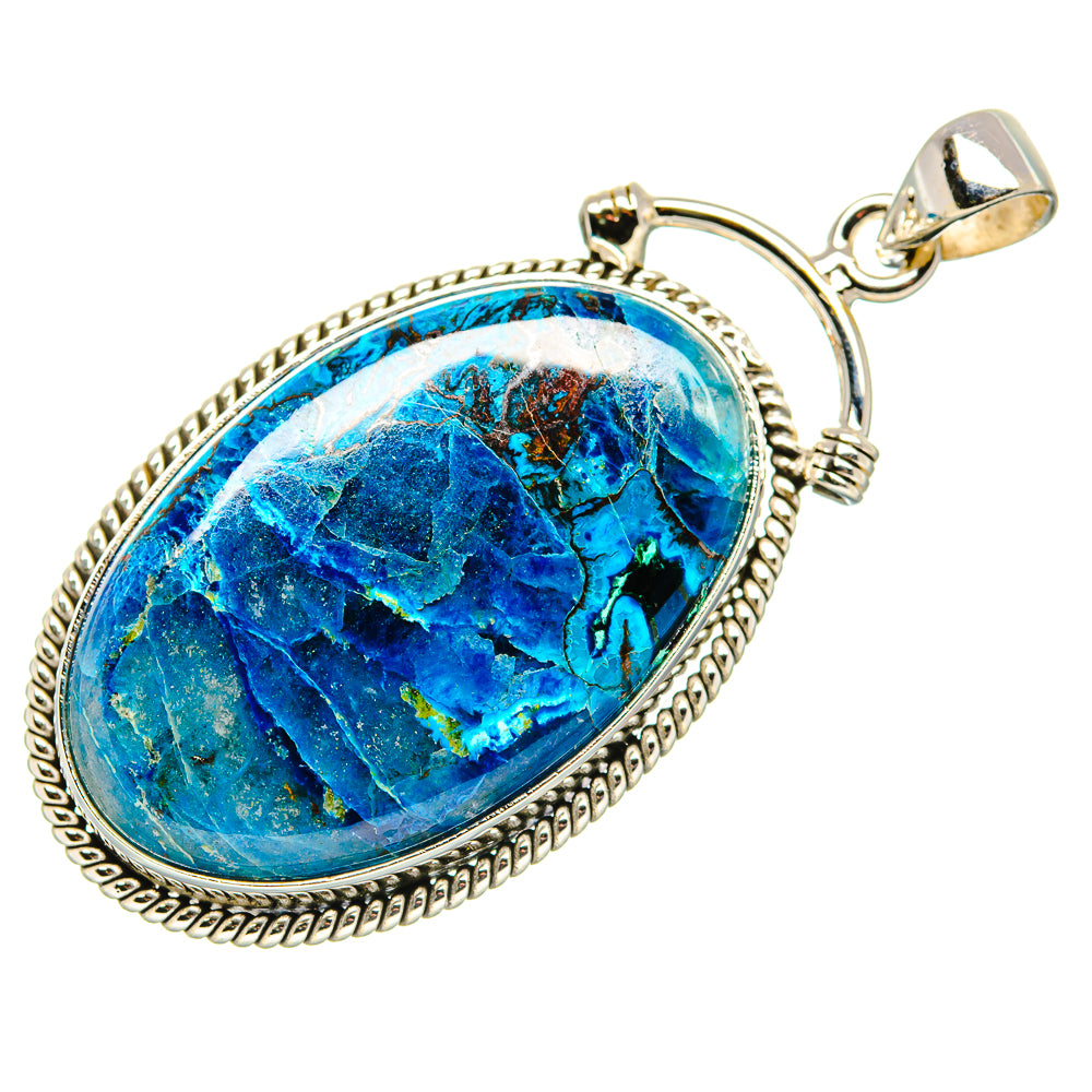Shattuckite Pendant 2"  (925 Sterling Silver) PD36903
