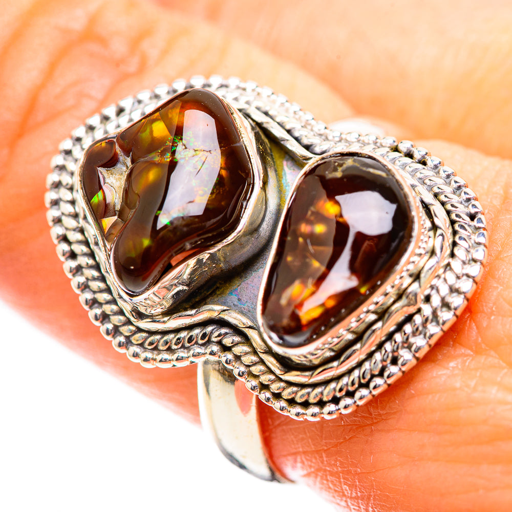 Mexican Fire Agate Ring Size 9 (925 Sterling Silver) RING136211