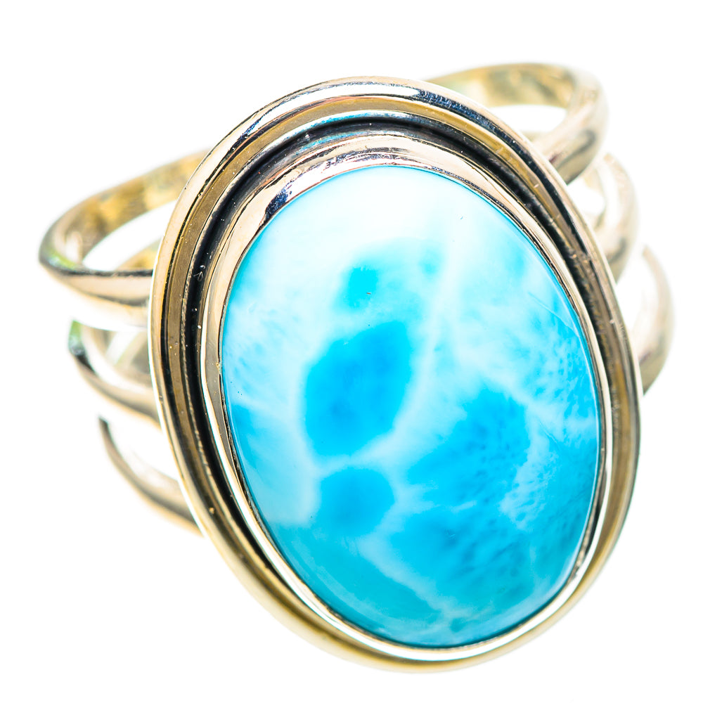 Larimar 925 Sterling Silver Ring Size 7 (925 Sterling Silver) RING137171
