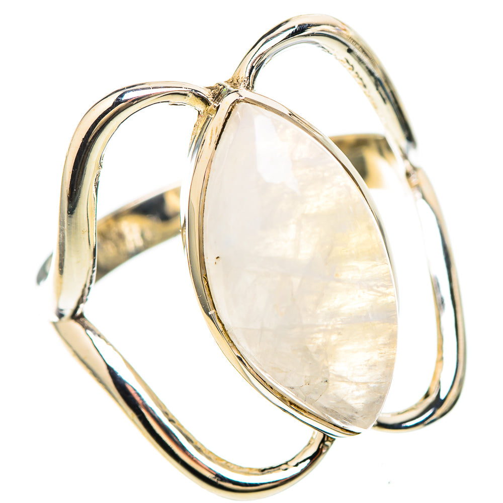 Rainbow Moonstone Ring Size 8 (925 Sterling Silver) RING136986