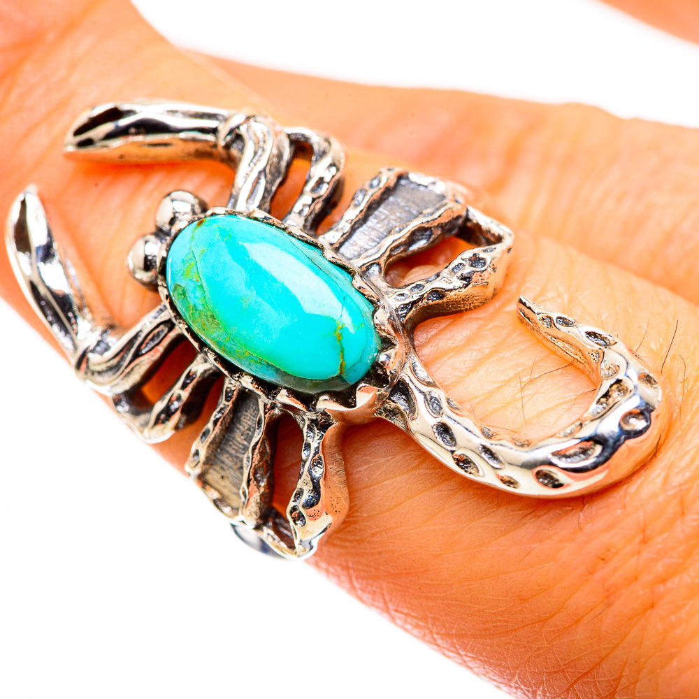 Chrysocolla Ring Size 7.5 (925 Sterling Silver) RING135692