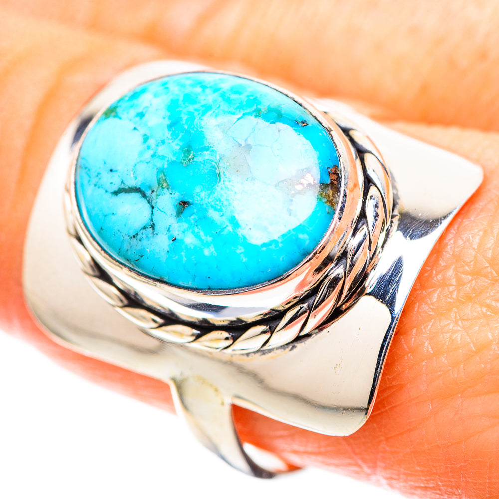 Tibetan Turquoise Ring Size 9.5 (925 Sterling Silver) RING136664