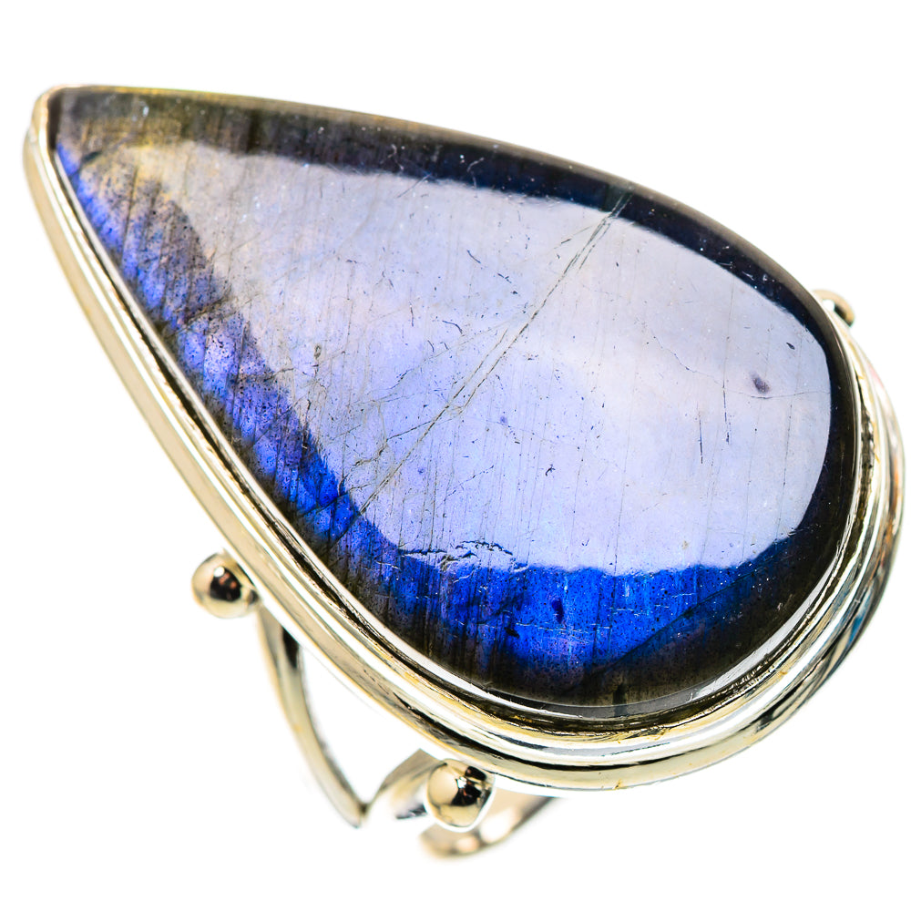 Large Labradorite Ring Size 8.5 (925 Sterling Silver) RING136199