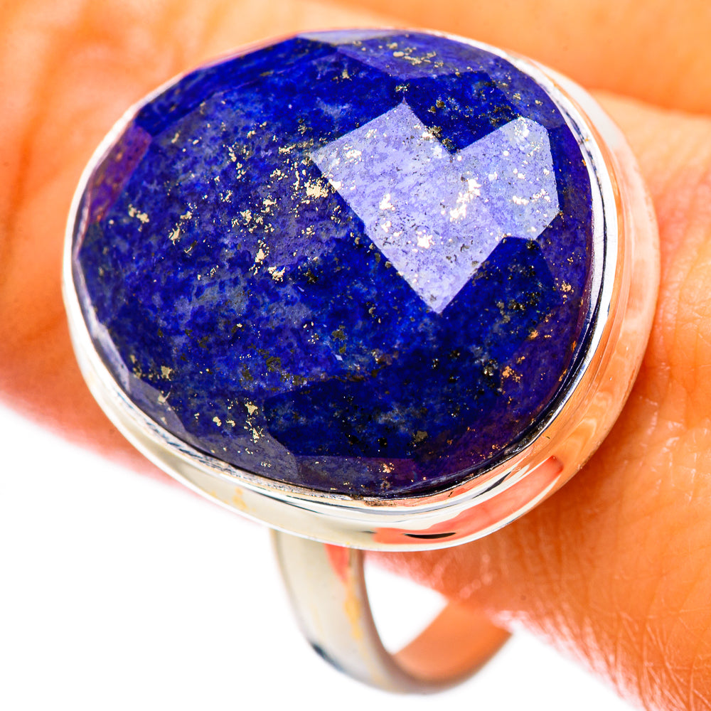 Anasilvercos Lapis Lazuli Ring Size 11.75 (925 Sterling Silver)