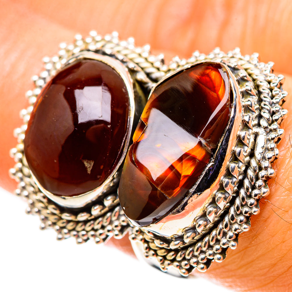 Mexican Fire Agate Ring Size 8 (925 Sterling Silver) RING134977