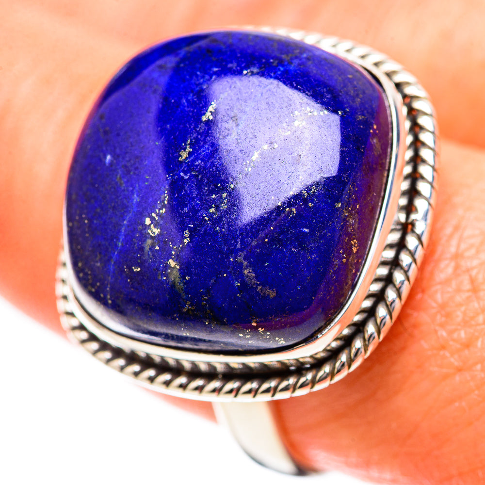 Lapis Lazuli 925 Sterling Silver Ring Size 9 Ana Co R136229