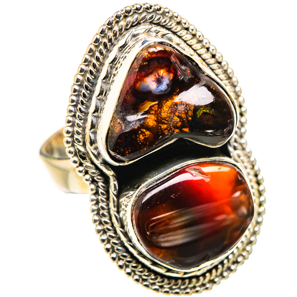 Mexican Fire Agate Ring Size 7.25 (925 Sterling Silver) RING135666